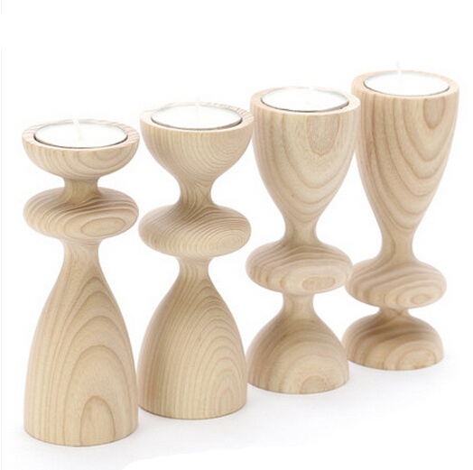 Wooden Candle Holder, Wooden Decoration Item