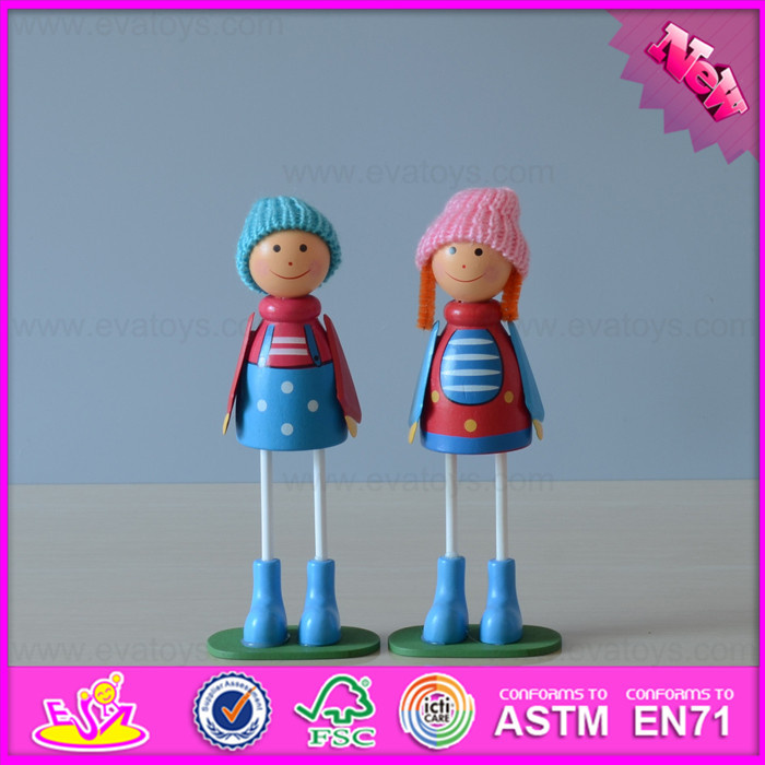 2016 Wholesale Baby Wood Decoration Craft, Fashion Kids Wood Decoration Craft, Hot Sale Children Wood Decoration Craft W02A159