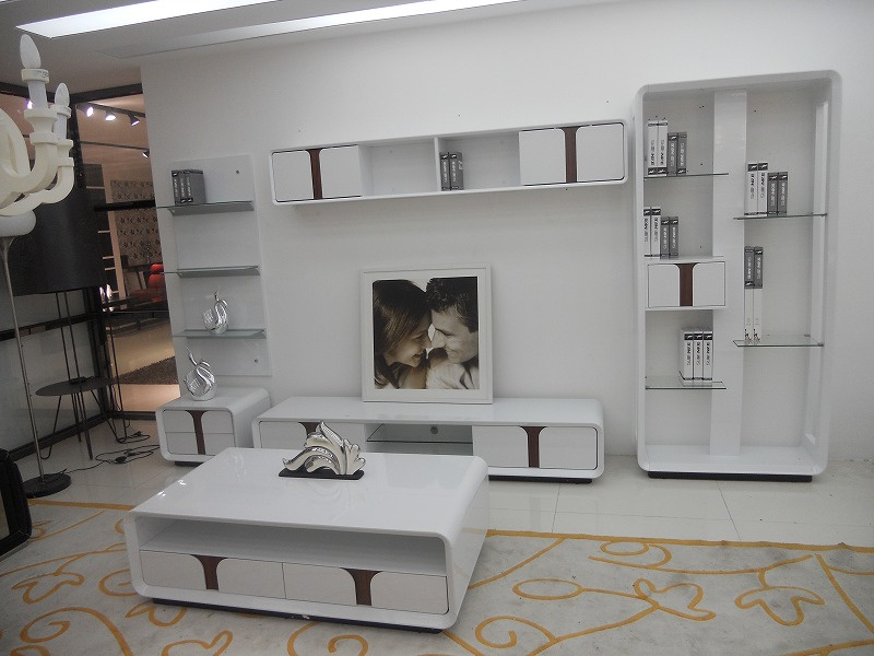 Contemporary Modern End Table High Glossy Coffce Table (CJ-190A)