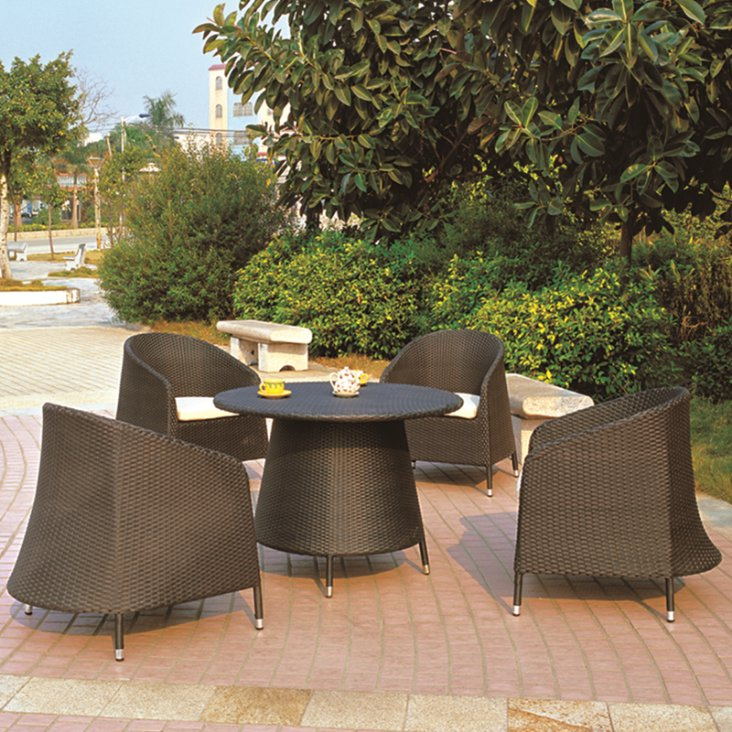 4 Pieces Outdoor Furniture Patio Sofa Rattan Furniture (TG-JW81)