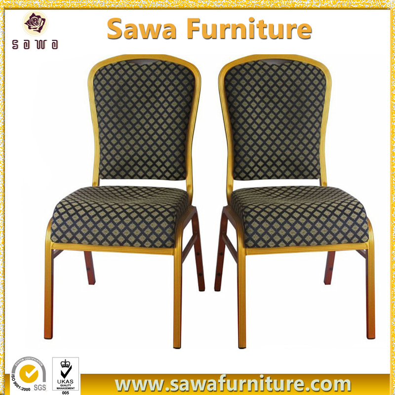Cheap Gold Metal Banquet Chair Hotel Restaurant Chairs