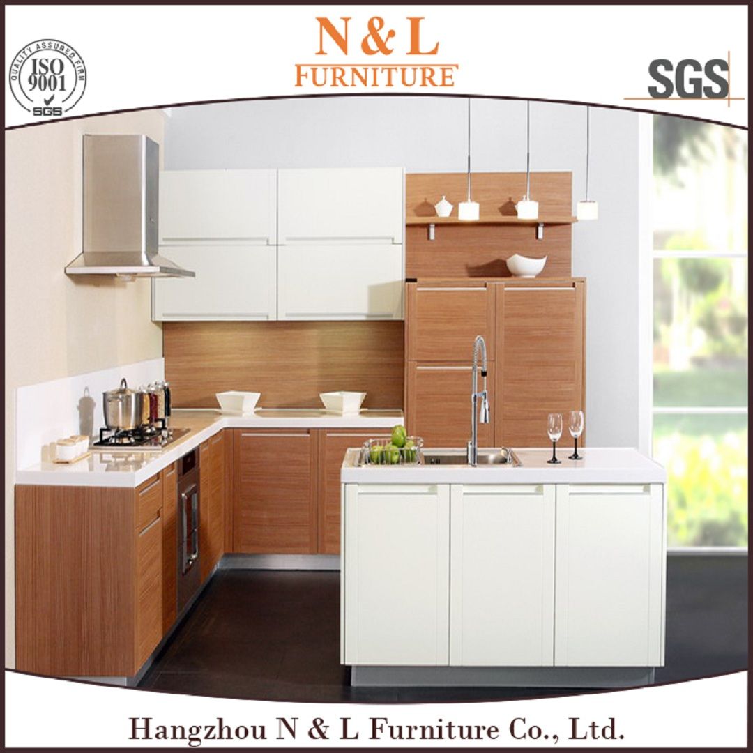 Modern Home Furniture PVC Wood Kitchen Cabinet Furniture