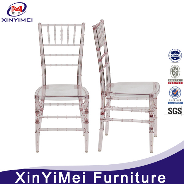 Clear Resin Wedding Tiffany Plastic Chair Price for Sale
