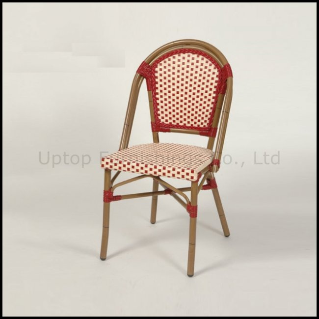 Restaurant Bistro Aluminum Tube Rattan Cafe Chair (SP-OC443)