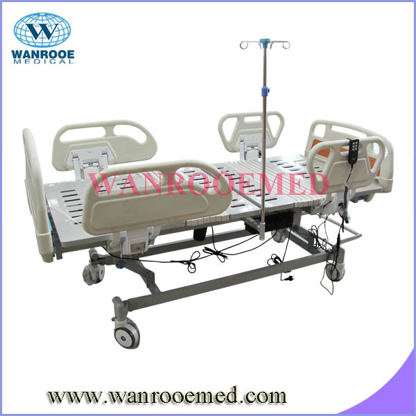 Bae314 Full Electric Three Function Medical Hospital Motor Bed with Nurse Controller on Foot End