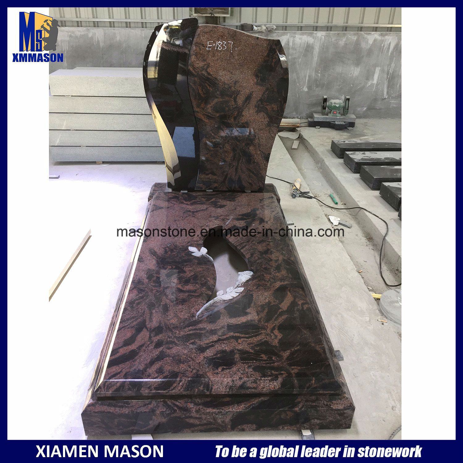 Germany Style Single Indian Aurora Granite Monument