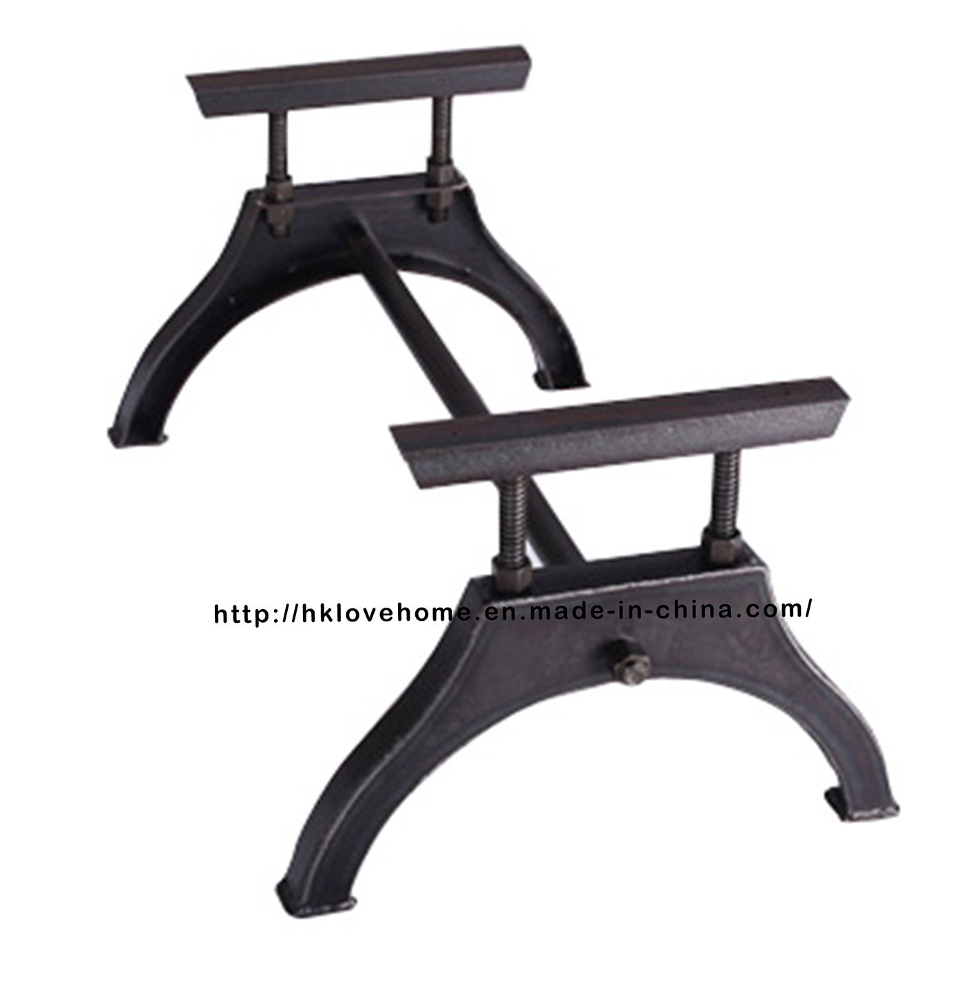 Modern Industrial Round Metal Dining Restaurant Small Table Leg