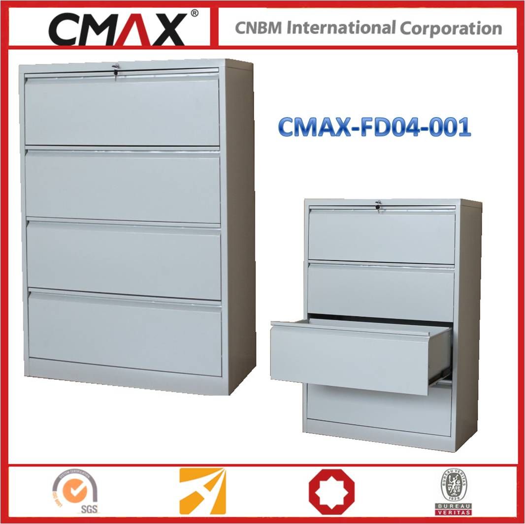 4 Drawer Lateral Filing Cabinet Cmax-Fd04-001