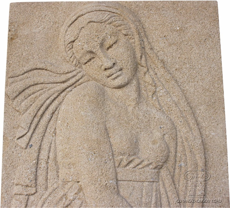 Greatful Stone of Woman Relievo T-8022
