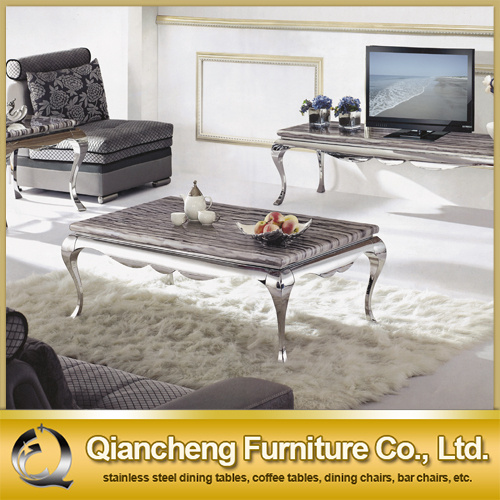 Silver Metal Corner Table Mirrored Side Table