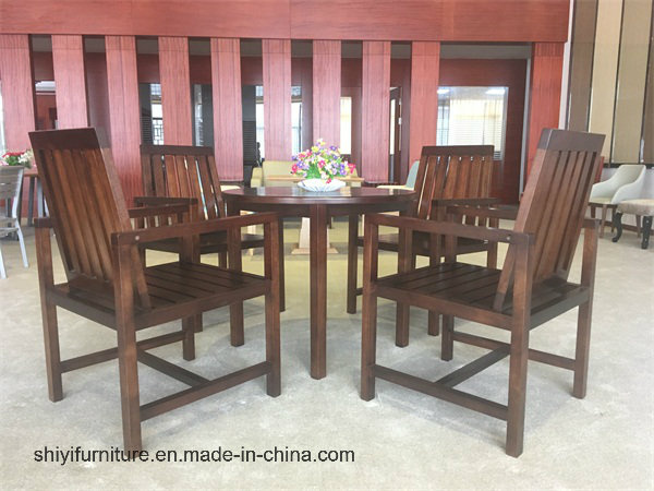 Wooden Outdoor Taple Chair for Drink Tea or Coffee