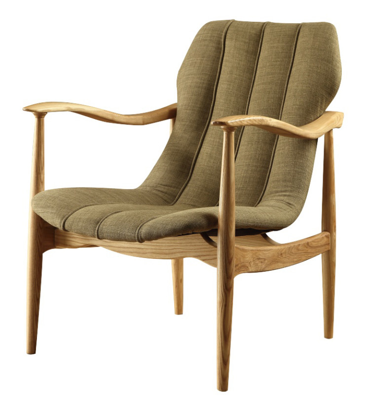 Wooden Frame Modern Leisure Home Furniture Armchair