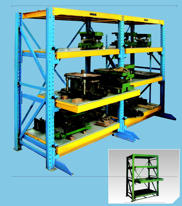Customized Warehouse Equipment Drawer Racking / Slid Shelving