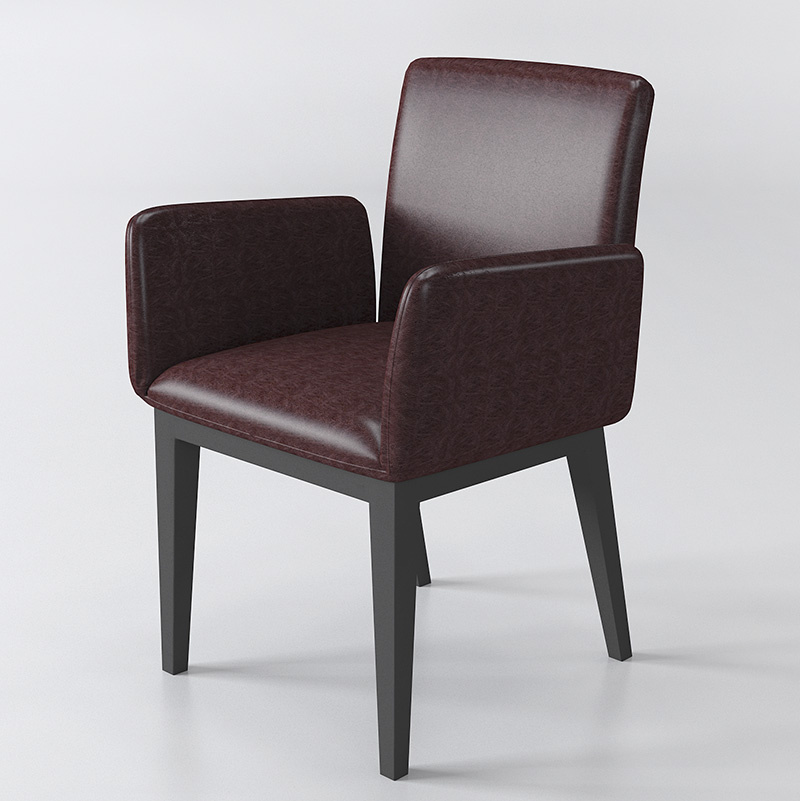 PU Leather Chair with Soft Cushion