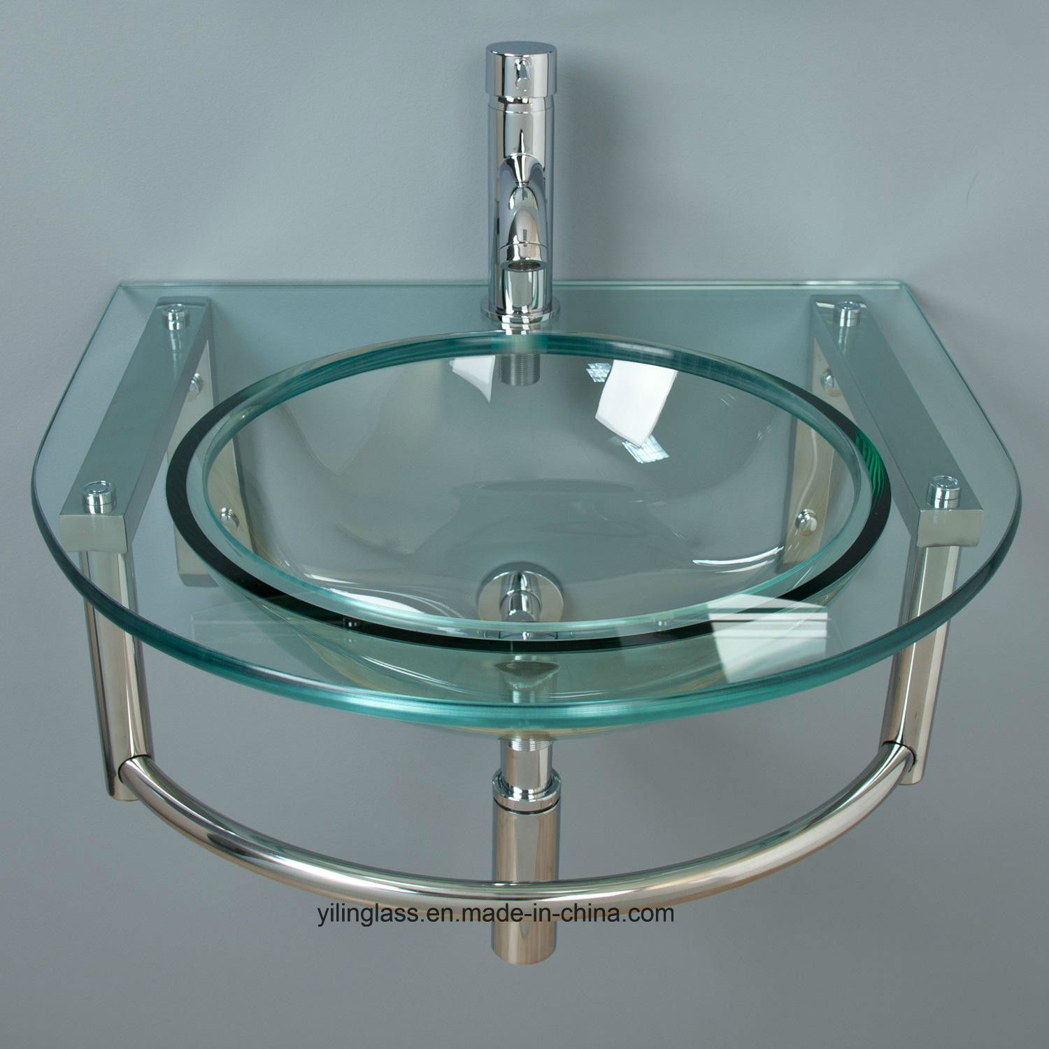 Tempered Toilet Basin Glass