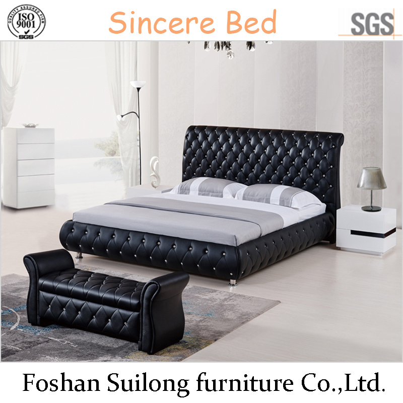 Lb1101 Modern Leather Bed