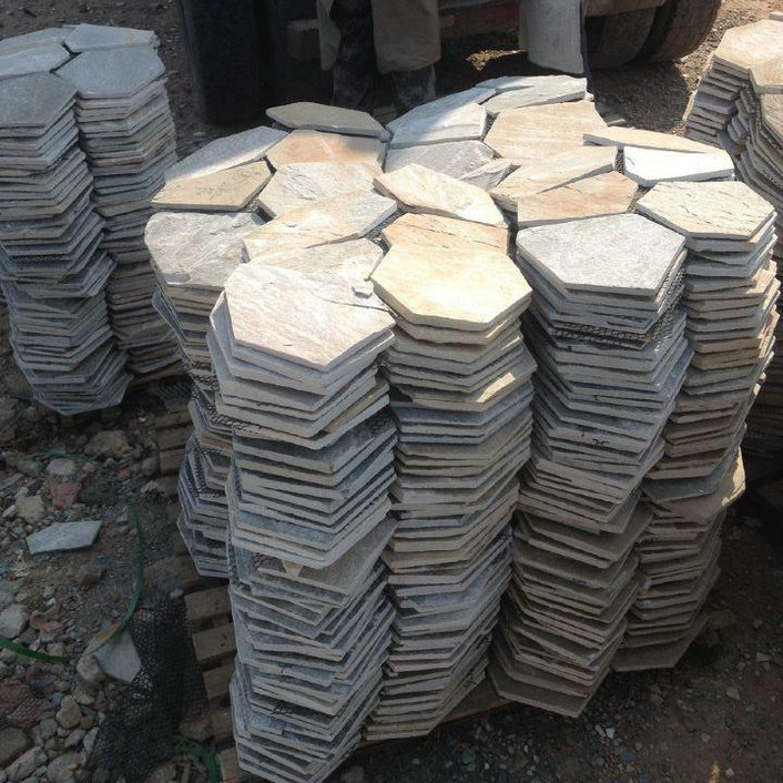 Outdoor Rustic Irregular Slate Flagstone for Landscape Flooring