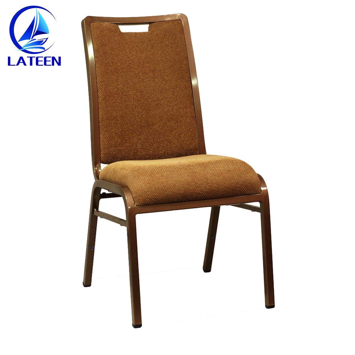 Stacking Iron Steel Metal Hotel Banquet Restaurant Furniture Chairs