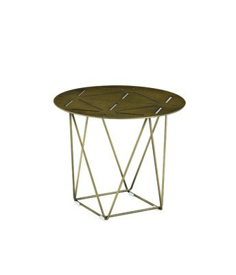 in Stock Classical Coffee Table with Antique Bronze Finish