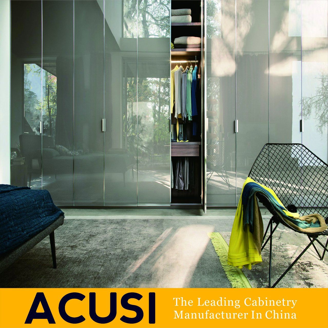 Wholesale Modern Simple Style Hinged Door Bedroom Wardrobe (ACS3-H18)
