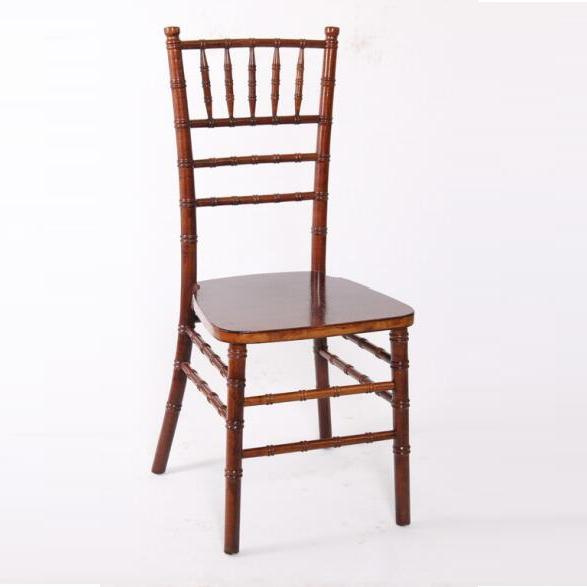 China Mahogany Solid Wood Chiavari Balllroom Wedding Chair Manufacturer