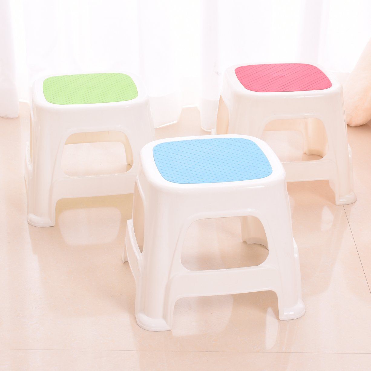 Square High-Quality Kids Small Plastic Stool with Factory Price