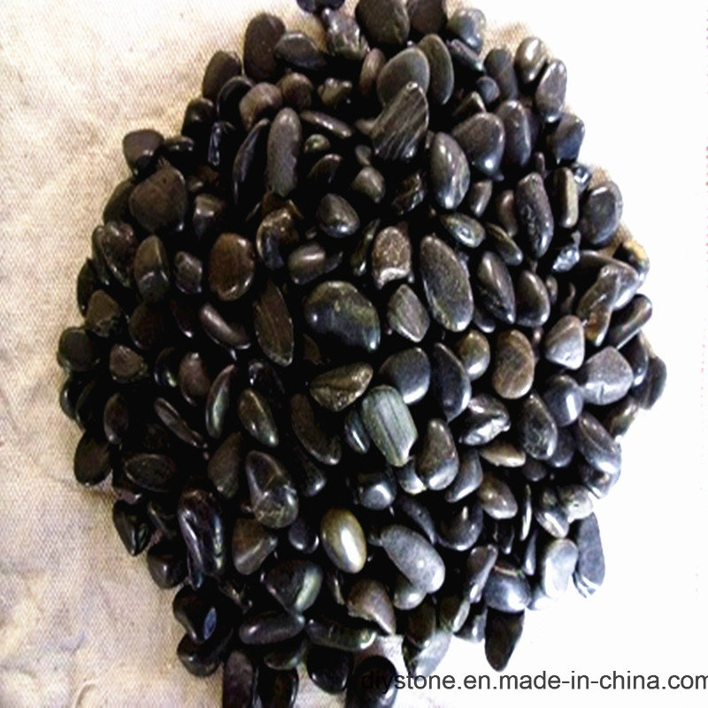 High Quality Pebble Black Pebble Stone Garden Paving Landscaping