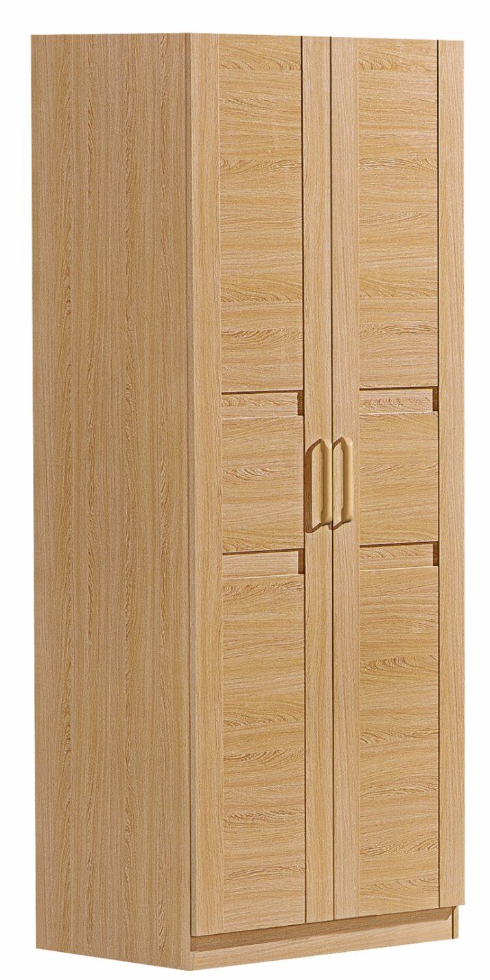 Modern Style Two Doors Wardrobe Wood Bedroom Wardrobe