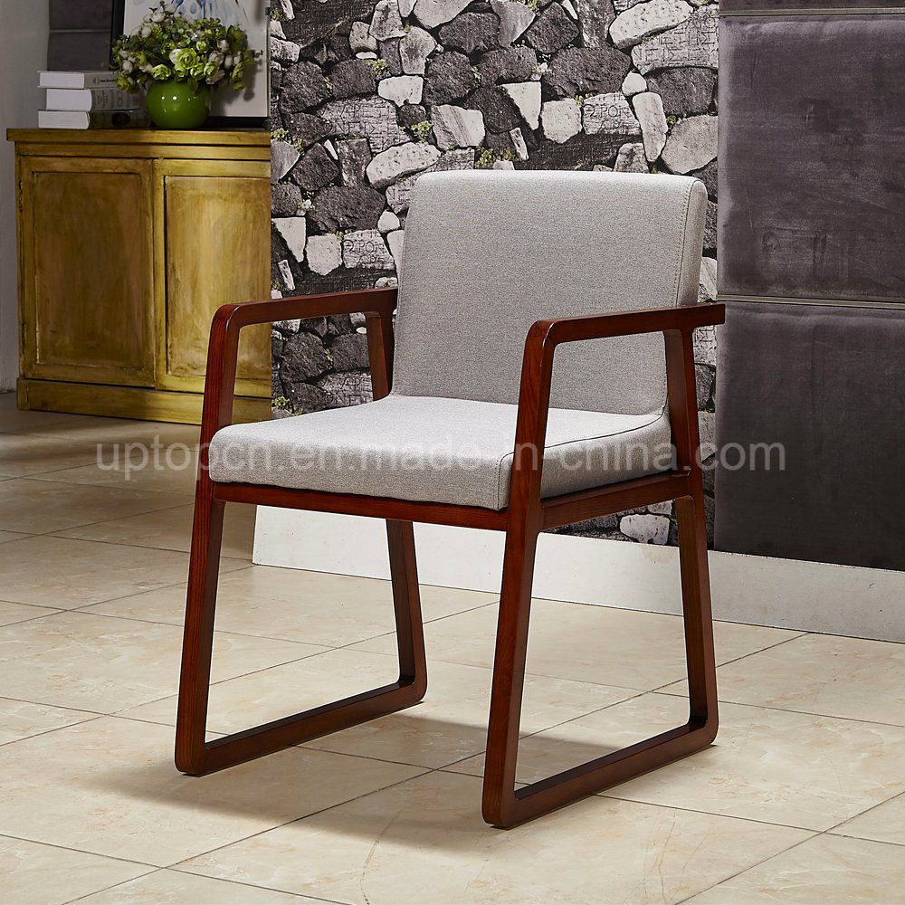 (SP-EC612) Hotel Living Room Wood Frame Upholstery Lobby Chair