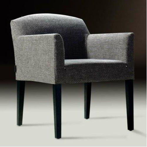 Restaurant Coffee Shop Furniture Fabric Wood Dining Chair