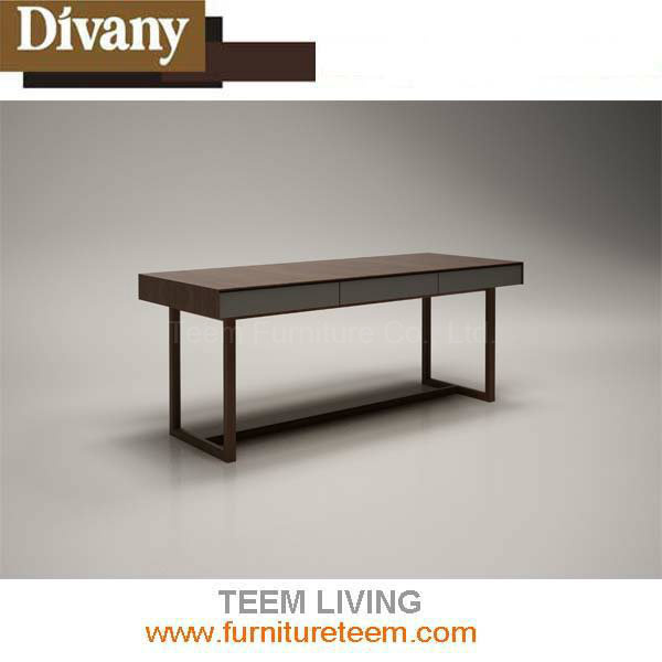 White Solid Wood Readroom Furniture Study Table