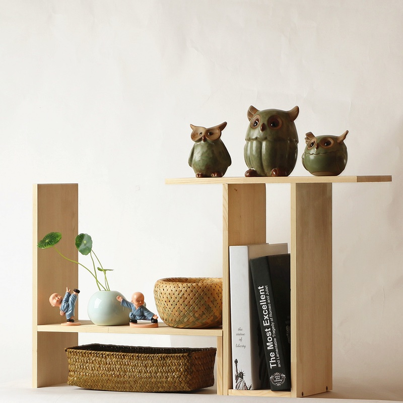 OEM Desk Bookshelves Bookcase Book Storage Rack Commodity Shelf