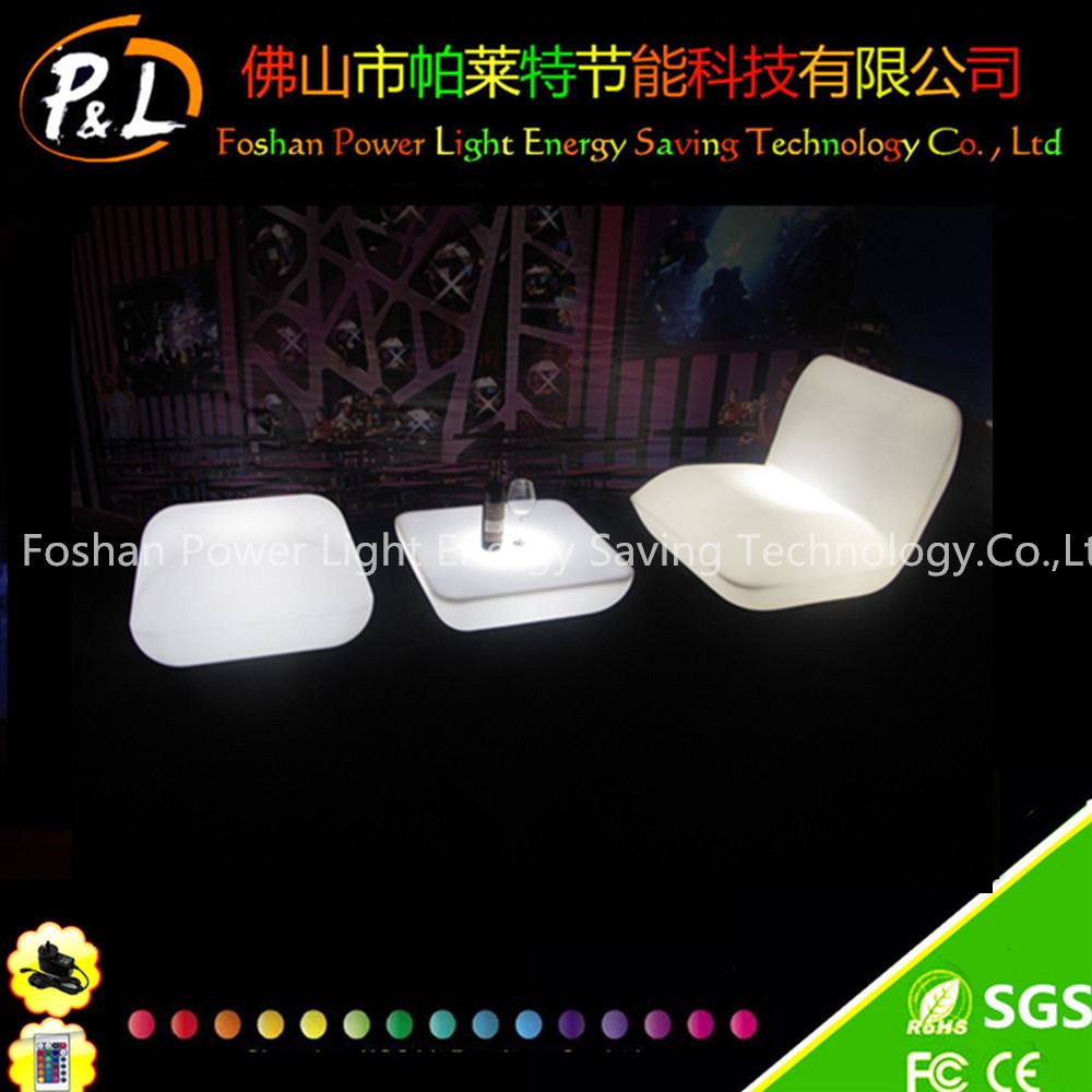 Garden Furniture Outdoor Colorful LED Lazy Sofa