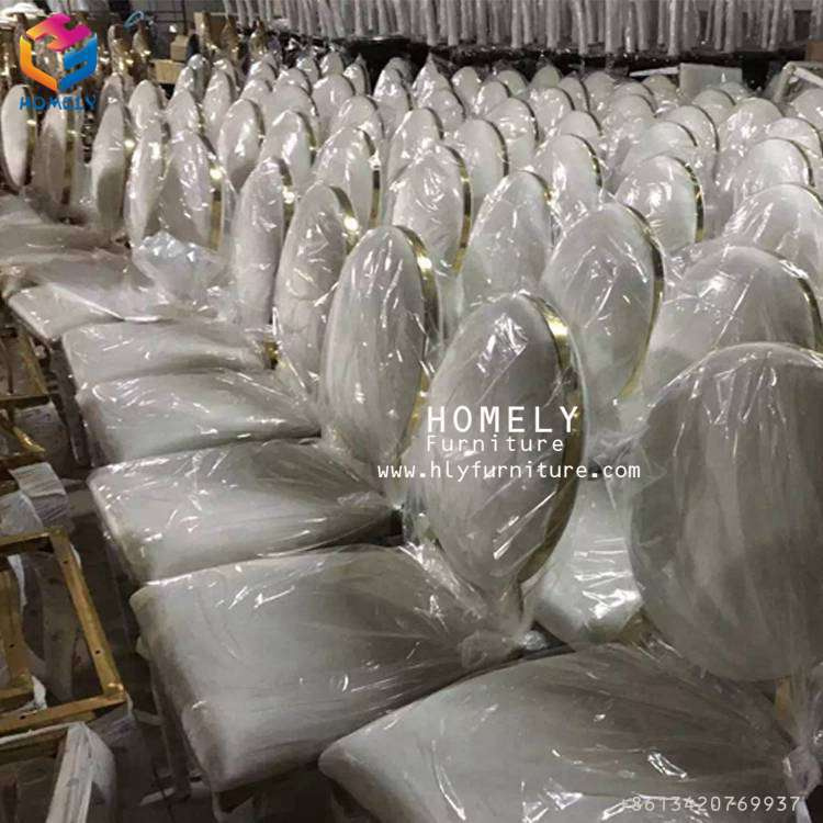 Top Quality Fashion Stainless Steel Dining Metal Chair for Hotel Use