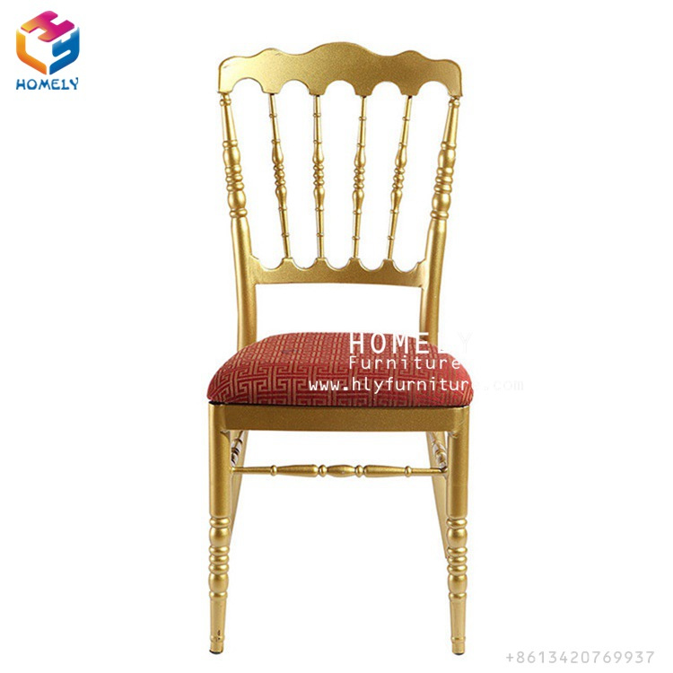 Wholesale Gold Metal Tiffany Chiavari Napoleon Chair