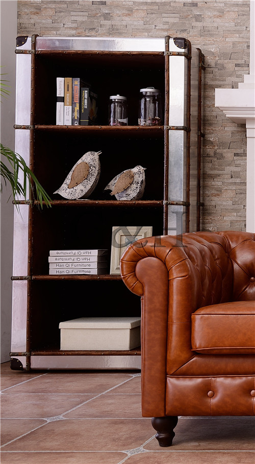 American Style Aluminum Bookcase