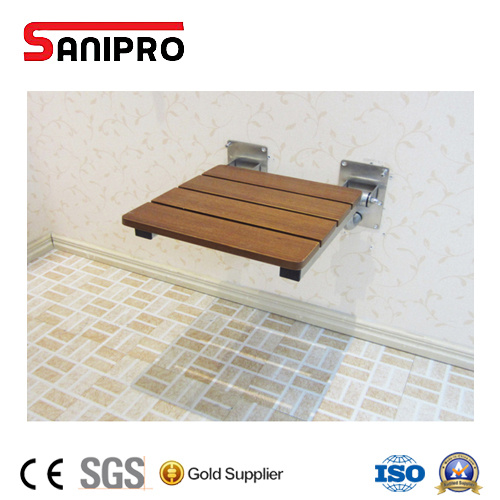 Bathroom Comfortable Wooden Shower Chair