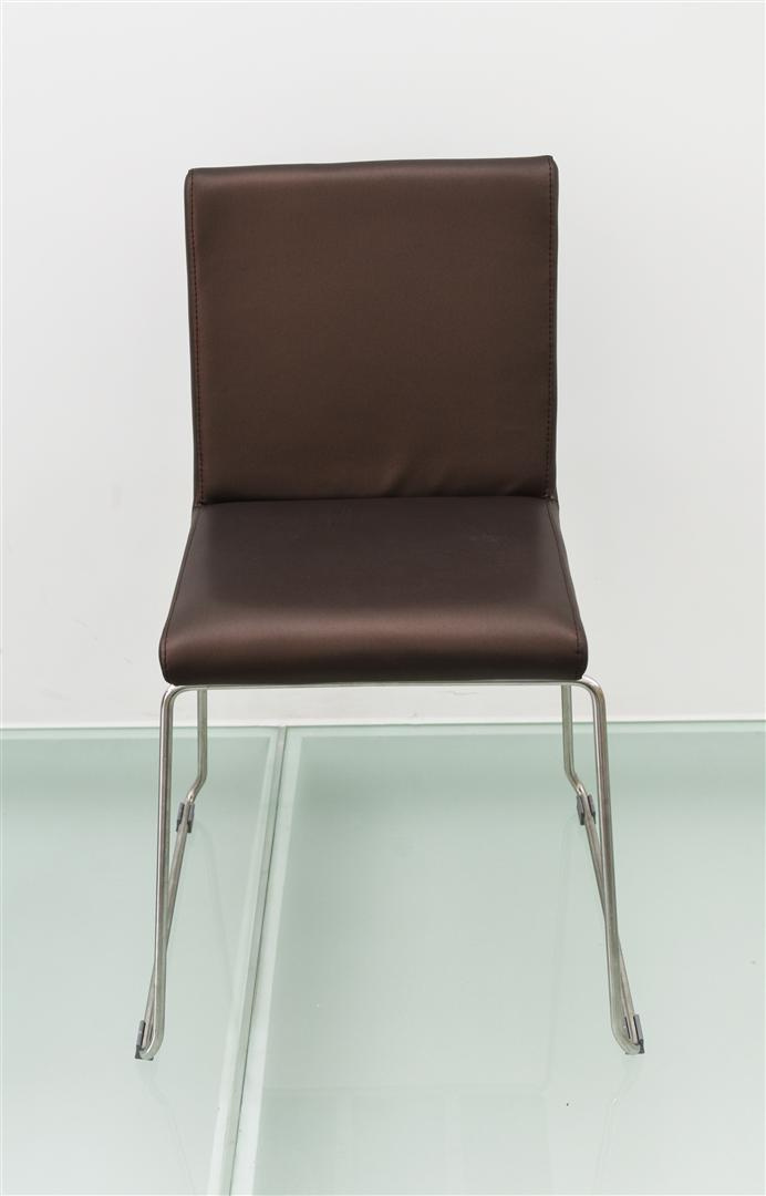 Luxury Leather Padded Restaurant Dining Room Chair (FOH-CXSC18)