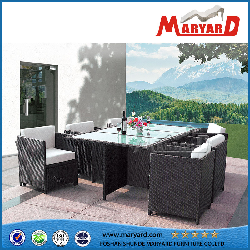 Outdoor Furniture Wholesale Rattan Dining Table & Chair Set