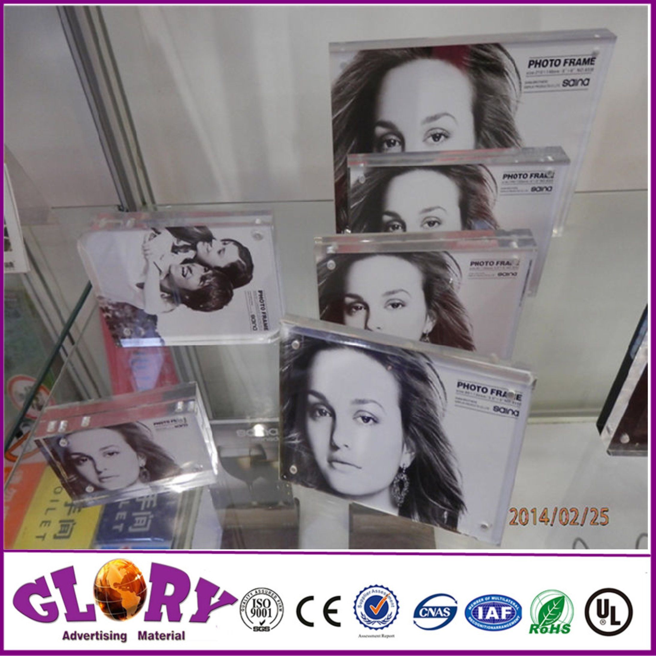 High Quality Photo Picture Frame Magnetic Acrylic Photo Frame