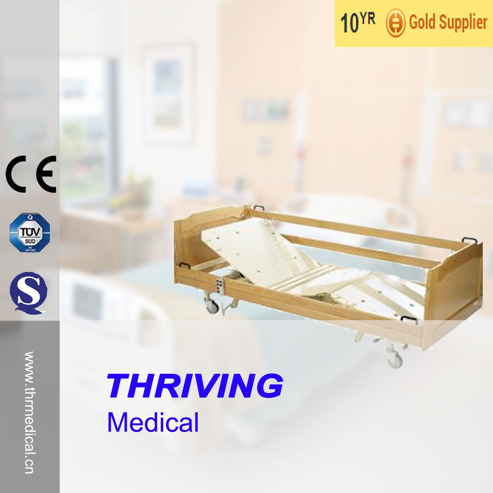 Three Function Electric Home Care Bed