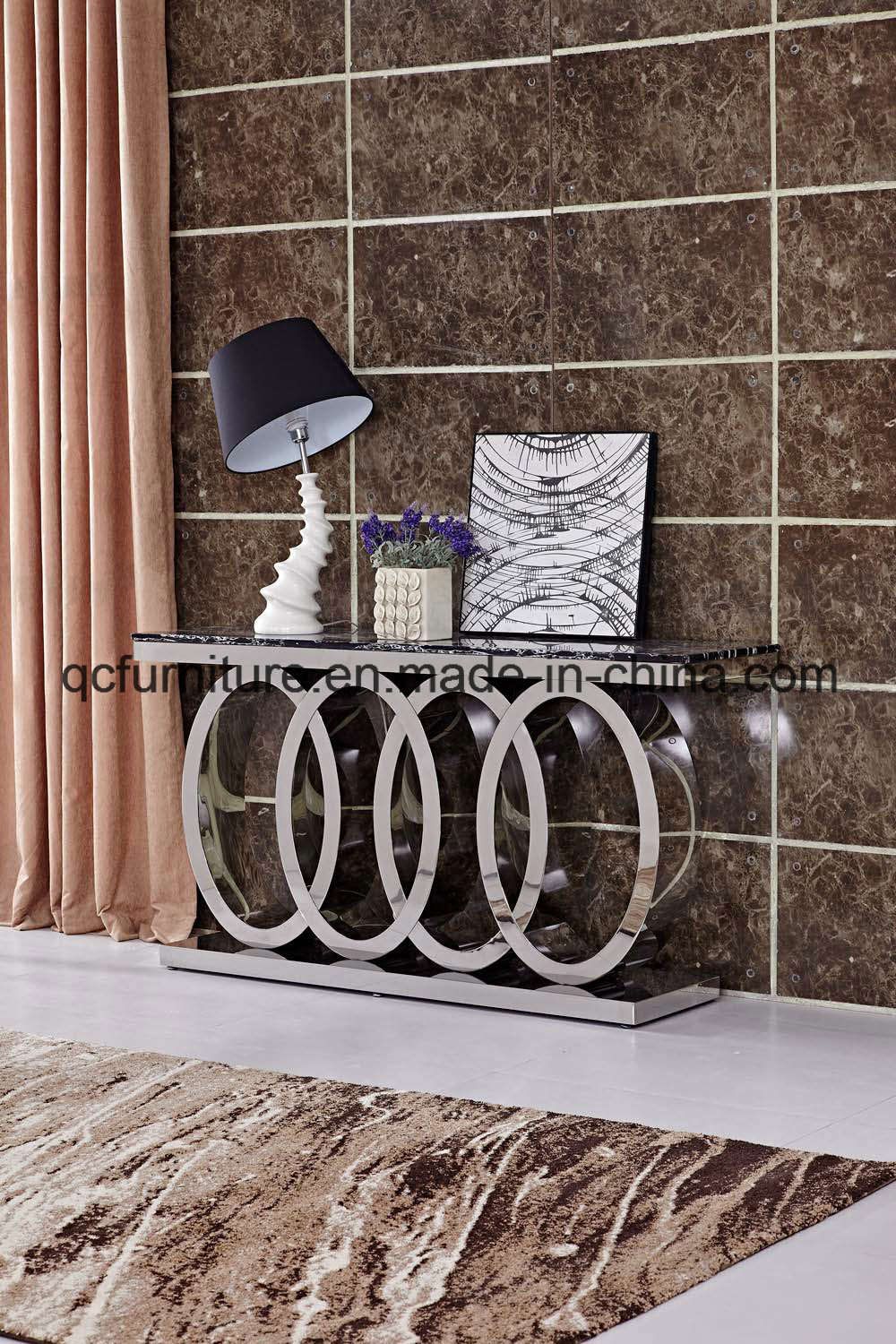 Marble Top Console Table for Dining Room 906#