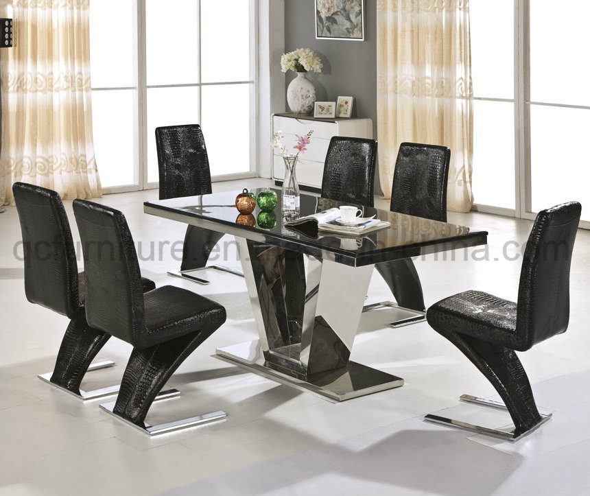 Popular Dining Table and Metal Dining Chair 823#