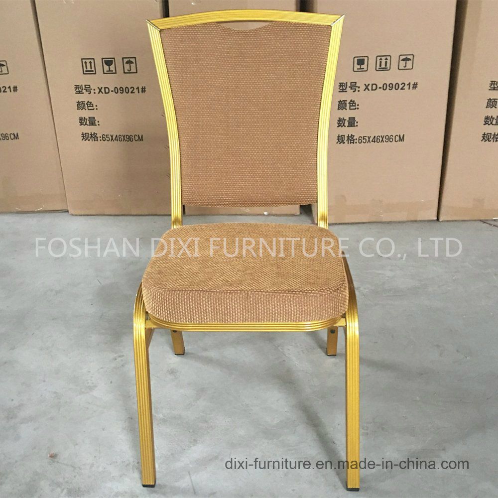 Hotel Banquet Restaurant Furniture Aluminum Stacking Chair