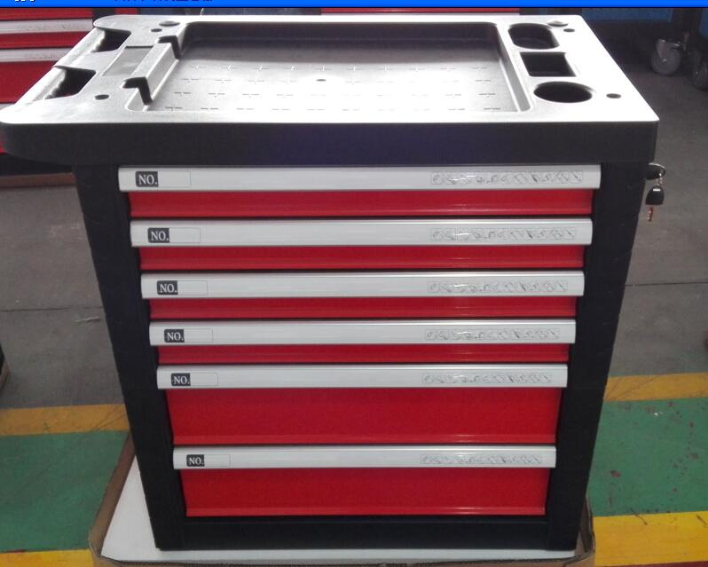 7 Drawers Germany Design Kraft Welle Rotary Car Repair Trolley Tool Cabinet