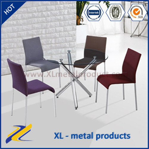 Modern Metal Glass Dining Table