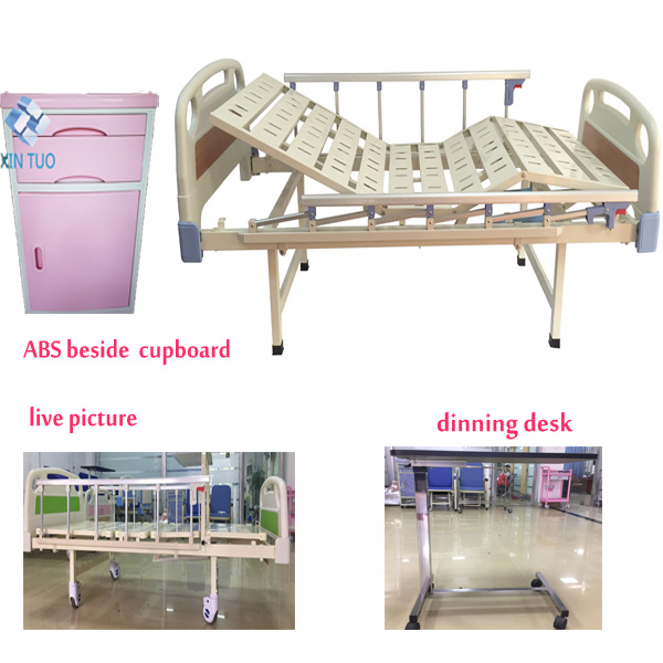 Two Cranks Hand Control Hospital Manual Bed