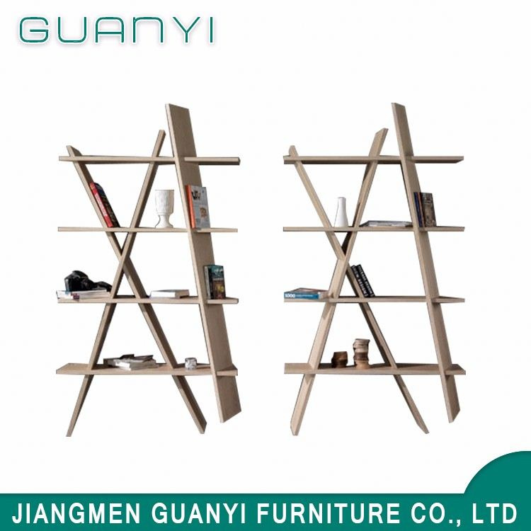 Home Wood Furniture Bookcase for Living Room Book Shelf and Office Bookcase