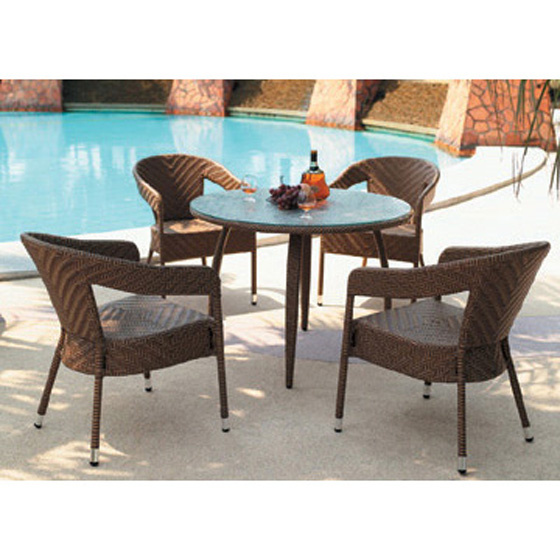 Garden Rattan Coffee Set (DS-06010)
