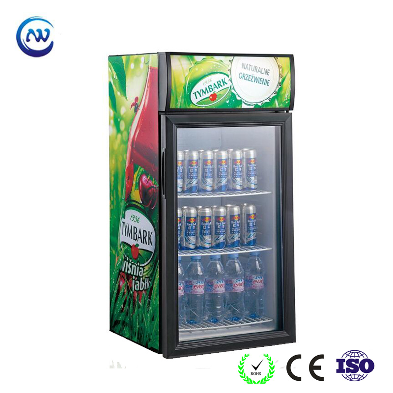 Counter Top Beer Bar Mini Display Cooler Fridge Showcase (JGA-SC80)